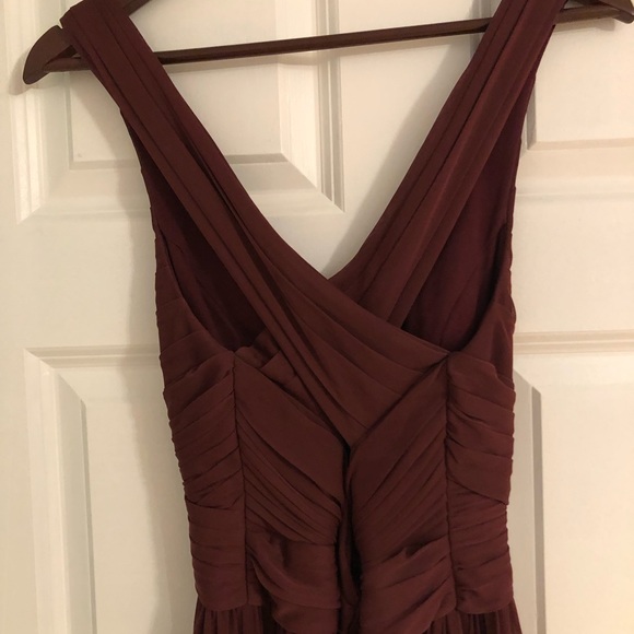 Mess Long Bridesmaid’s Dress with Crisscross Back - Picture 5 of 5